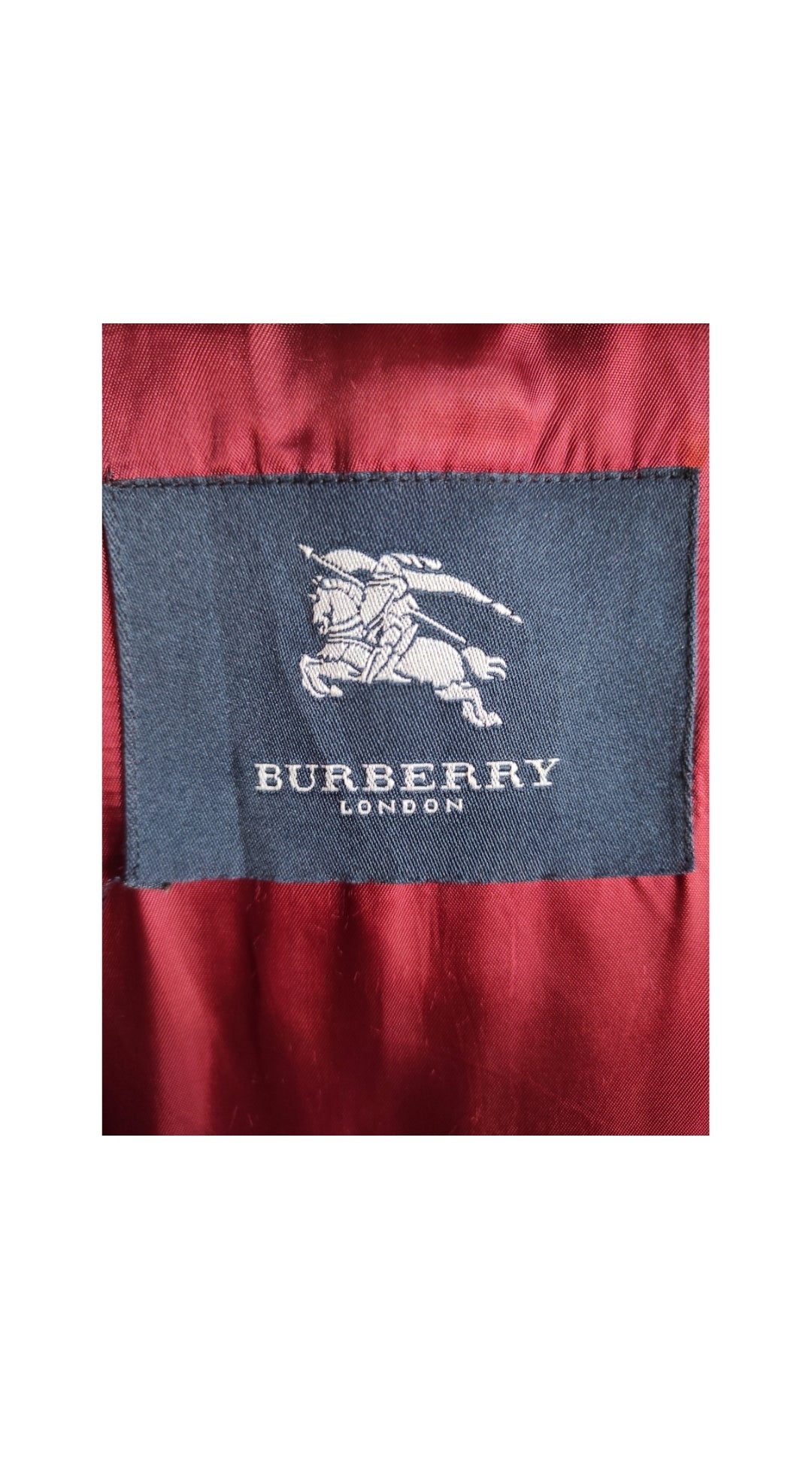 Manteau Burberry Rouge